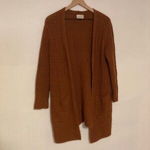 Universal Thread Rust Open Front Cardigan